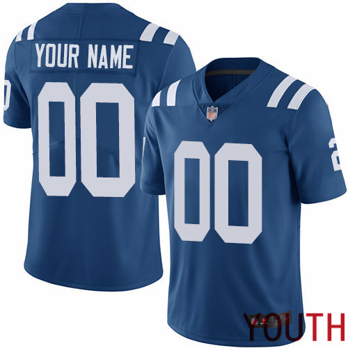 Youth Indianapolis Colts Customized Royal Blue Team Color Vapor Untouchable Custom Limited Football Jersey->customized nfl jersey->Custom Jersey
